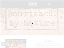 Tablet Screenshot of nourishedbynature.biz